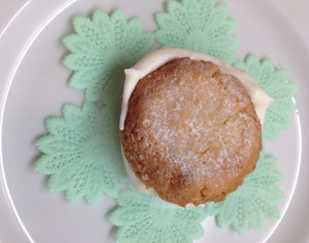 Amaretti avant de couler chocolat