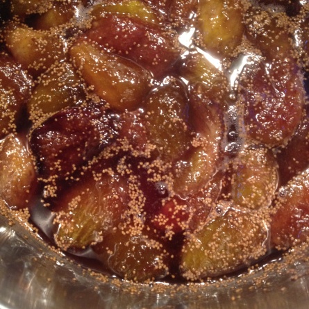 Cuisson de la confiture de figues