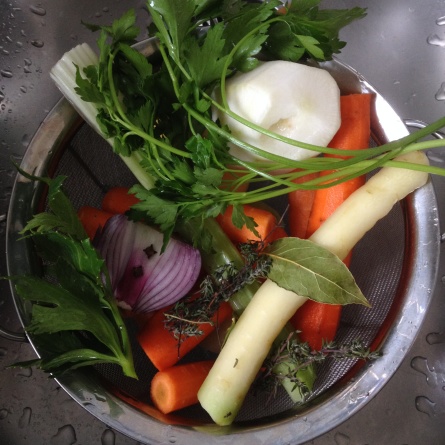 Les légumes pour le bouillon