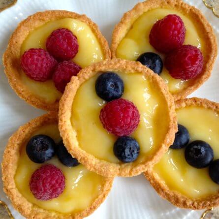 Tartelettes à la lemon curd