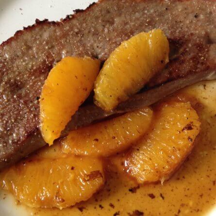 Foie de veau à l'orange