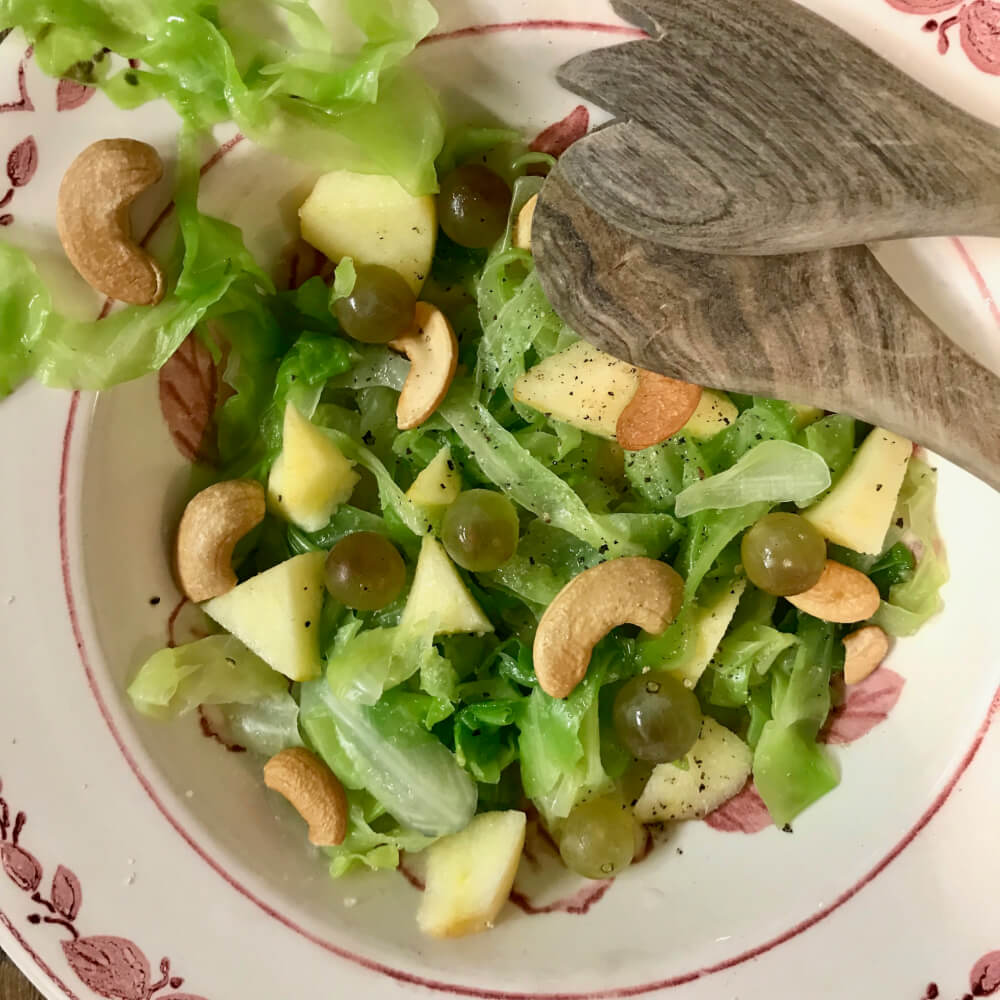 Recette Salade de chou pointu aux saveurs japonaises